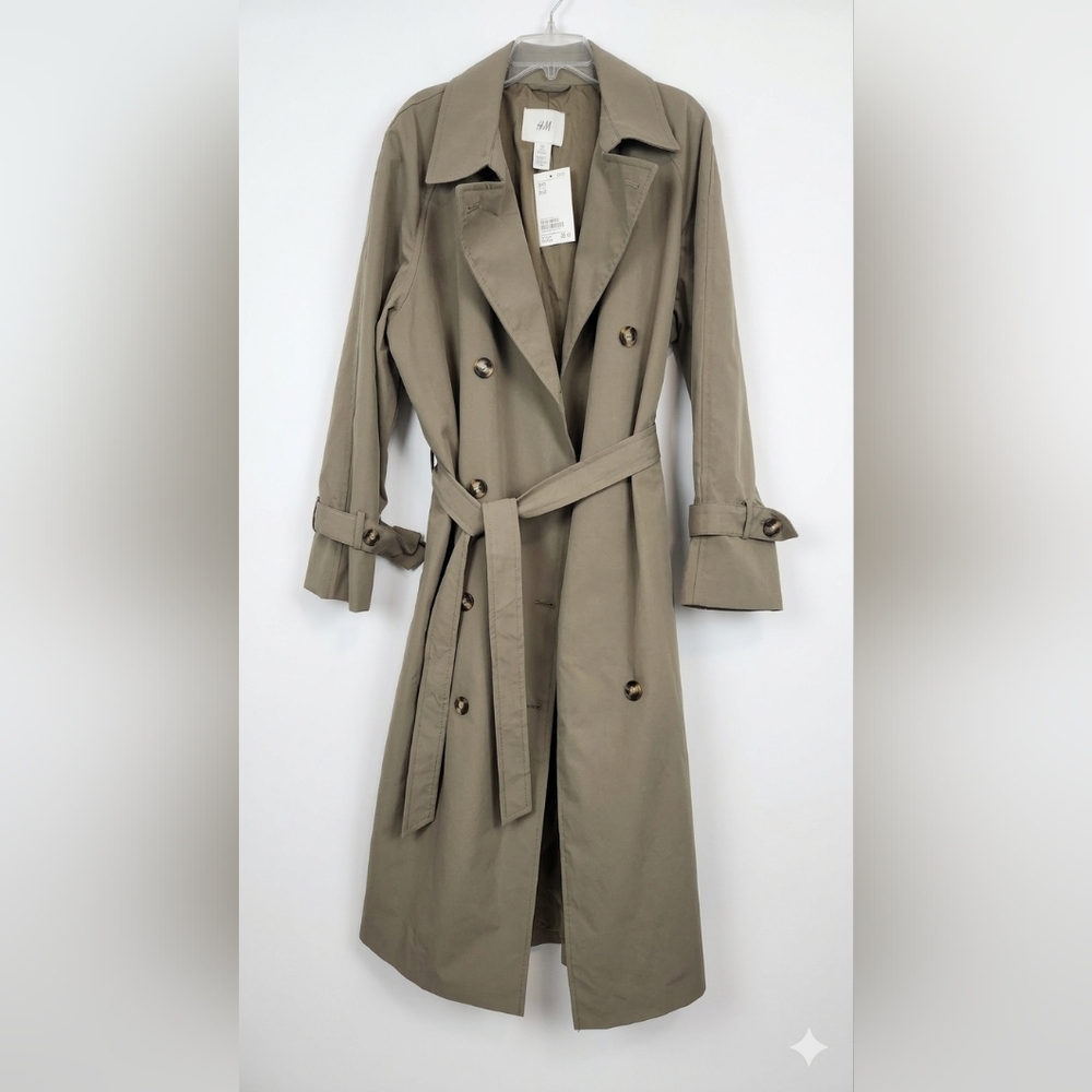 H&M Women's Tan Trench Coat